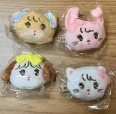8☆ mikko ぬいぐるみまえがみクリップ 4種セット