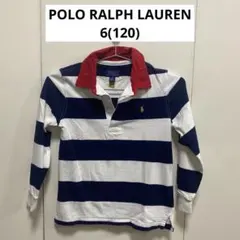 ポロラルフローレン　長袖ポロシャツ　ラガーシャツ　キッズ120