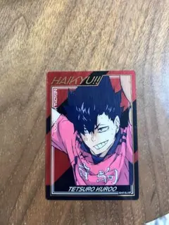 ハイキュー　トレーディング箔押しクリアカード　音駒