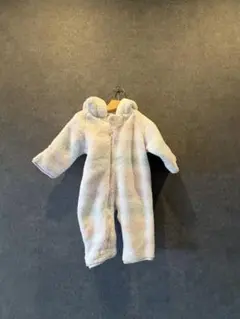 フリース パステルカラー ロンパース