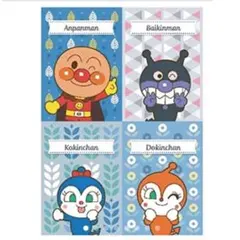 アンパンマン ハーフケット毛布(フランネル) 約100×140cm ブルー