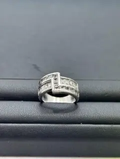 シルバー925 リング　モアサナイト