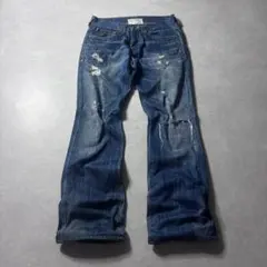 archive flare denim damage gimmick swag