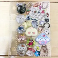 ボンボンドロップシール　おすそ分け　みるみるちゃん　サンリオミニ　おはじき