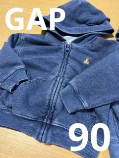 ベビーギャップ　GAP デニム　フード付きパーカー　1歳