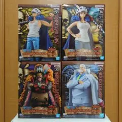 ワンピース　THE GRANDLINE SERIES　ロー　黒ひげ　ガープ　4種