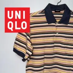 【OLD UNIQLO】オールドユニクロ 90's ポロシャツ　ボーダー　半袖