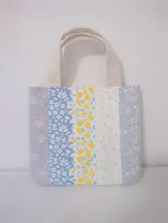 ハンドメイド　ミニトートバッグ　デコレクションズ
