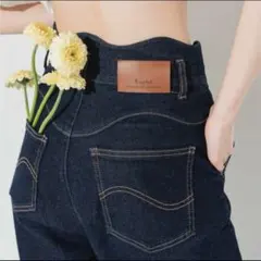 Eaphi デニム wave design high waist denim