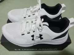 Under Armour ホワイト/ブラック スニーカー 26.0