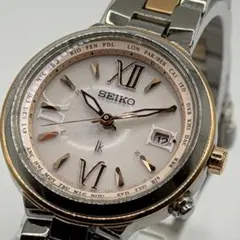 稼動品 SEIKO ルキア 1B25-0AK0 ラッキーパスポート 電波ソーラー