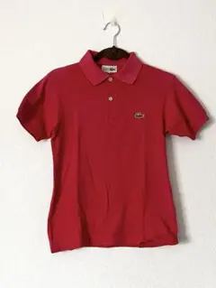 【CHEMISE LACOSTE】メンズ　ポロシャツ　赤　138