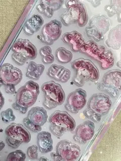 【海外正規品】マイメロディー　3Dクリスタルドロップシール