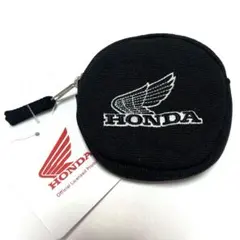 【新品】HONDA ウィングロゴ コインケース☆ホンダ ポーチ小物入れ黒☆タグ付