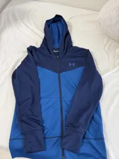 Under Armour フルジップフーディ ネイビー/ブルー