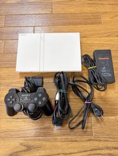 動作確認済み PlayStation 2 ホワイト 本体とコントローラーセット