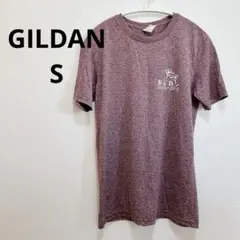 GILDAN バーガンディ Tシャツ 【S】 B&Bロゴ入り 半袖