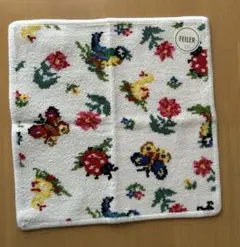 FEILER フェイラー　ハンカチ　ハイジ　ホワイト