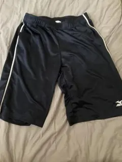 MIZUNO ハーフパンツ XL ディープネイビー×シルバーのサムネイル