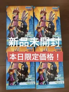 ズートピア2 ACT/CUT プレミアムフィギュア ジュディ ＆ ニック　4個