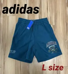 新品‼️アディダス　オリジナルス　裏起毛　ショートパンツ