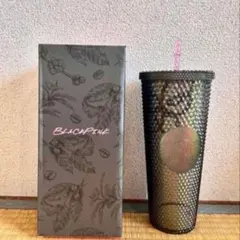 BLACKPINK ダイヤモンドカットタンブラー黒