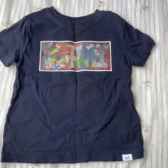 80 GAP MARVELプリント Tシャツ ネイビー