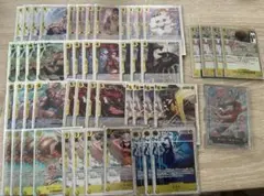 ワンピースカード　構築済みデッキ　空島ルフィ　ルフィ　sec パラレル　リーダー