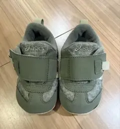 ASICS ベビーシューズ オリーブ 13.0