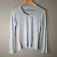 訳あり特価 【MAJESTIC PARIS】ラインストーン Vネック カットソー