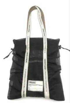 新品BROWN THEATRE PRODUCTSトートバッグ メッシュ ブラック