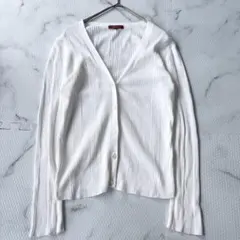 ✨美品✨ アマカ AMACA白カーディガンMのサムネイル