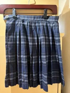 なんちゃって制服用スカート（ネイビー チェック柄 プリーツスカート）