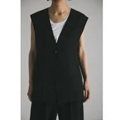 STYLEMIXER ダーツデザインロングベストのサムネイル