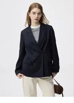 GU ダブルブレストジャケット ネイビー　3XL