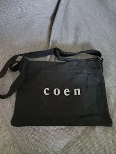 coen ブラック ショルダーバッグのサムネイル