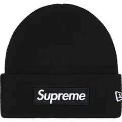 Supreme New Era Box Logo Beanie Black 黒