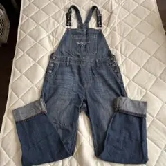 トミージーンズ　ダンガリーデニムオーバーオール　フロッグロゴ　未使用 トミージーンズ ダンガリーデニムオーバーオール フロッグロゴ 未使用
