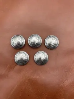 インディアンコンチョ　カシメ式　5個セット　20mm