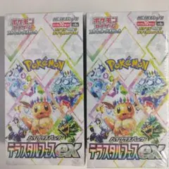 ポケモンカードゲームテラスタルフェスexBOXシュリンク付き