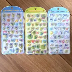 たまごっち コットンパフィーシール 3点セット まめっち くちぱっち みみっちのサムネイル