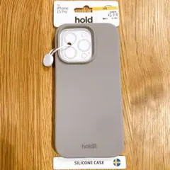 holdit iPhone 15 Pro シリコンケース グレー