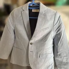 H&M ライトブルー コットンブレザー