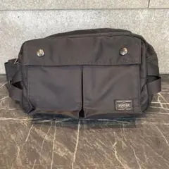 PORTER ブラック✖️レッド　別注レアモデル　ボディバッグ