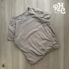 【RHC】ORGANIC COTTON spin TEE / ライトブラウン ④のサムネイル