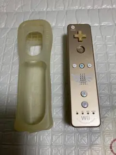 ［美品］Wiiリモコン ゼルダの伝説デザイン ゴールド