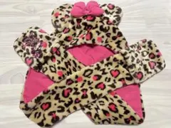 ミニー・マウス ヒョウ柄キャップ