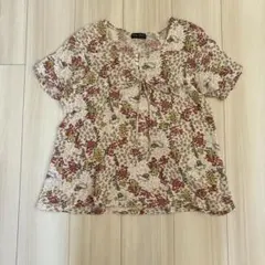 ドラッグストアーズ 半袖 Tシャツ　リボン　花柄　豚柄　リバティ　4のサムネイル