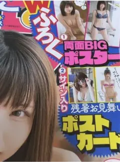 えなこ両面BIGポスター＆サイン入りポストカード
