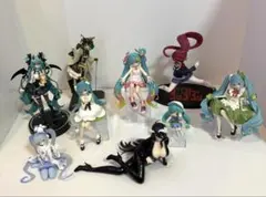 美少女フィギュア まとめ売りセット 初音ミク 雪ミク ランカ アルベド アイラのサムネイル